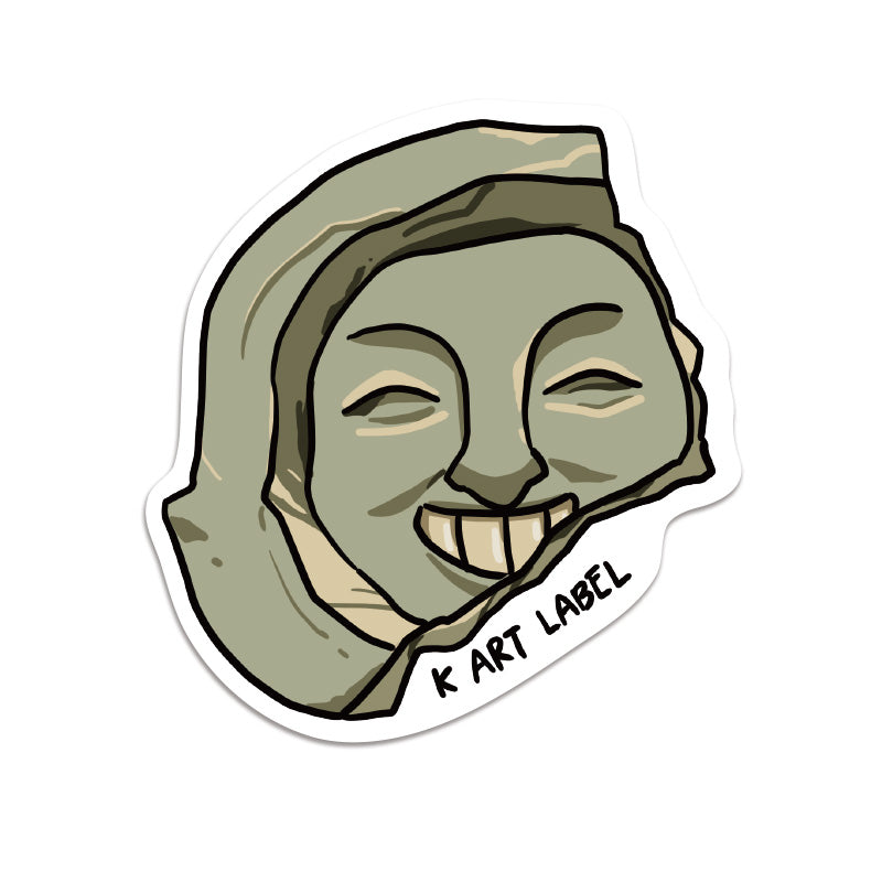 [K ART LABEL] K0125 Big Smile Roof Tile