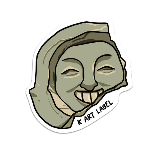[K ART LABEL] K0125 Big Smile Roof Tile