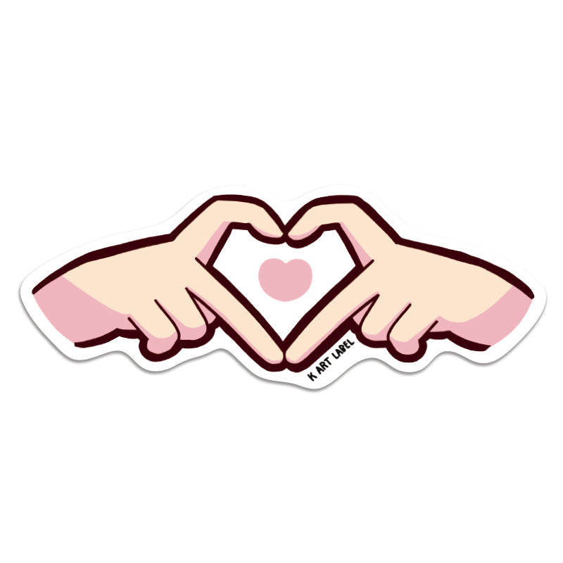 [K ART LABEL] K0139 Hand Heart 2