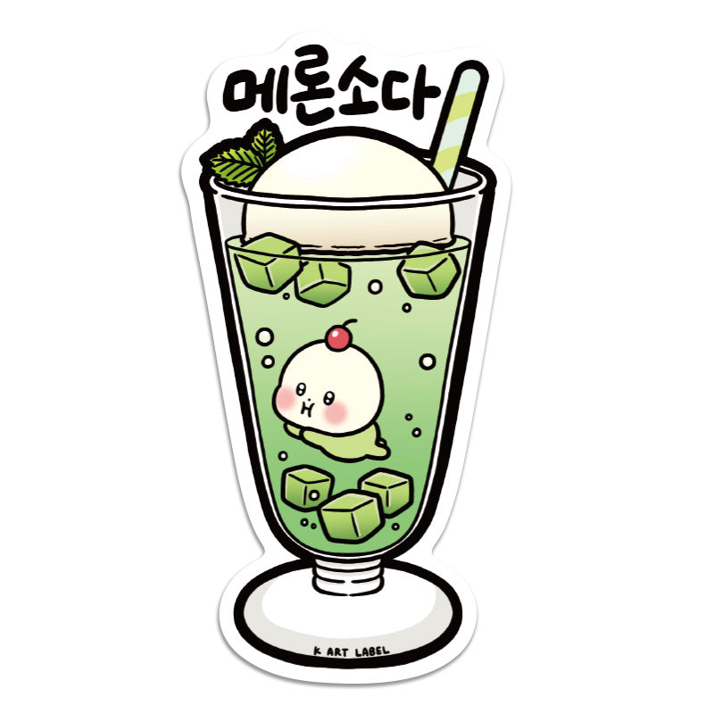 [K ART LABEL] K0143 Melon Soda