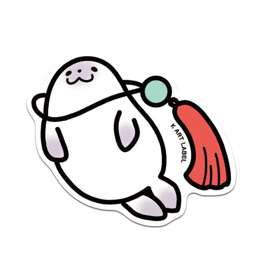 [K ART LABEL] K0010 Norigae and Harp | Harp Seal