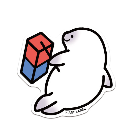 [K ART LABEL] K0012 Horibyeong and Harp | Harp Seal