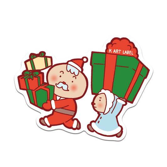 [K ART LABEL] K0021 Gift | Christmas