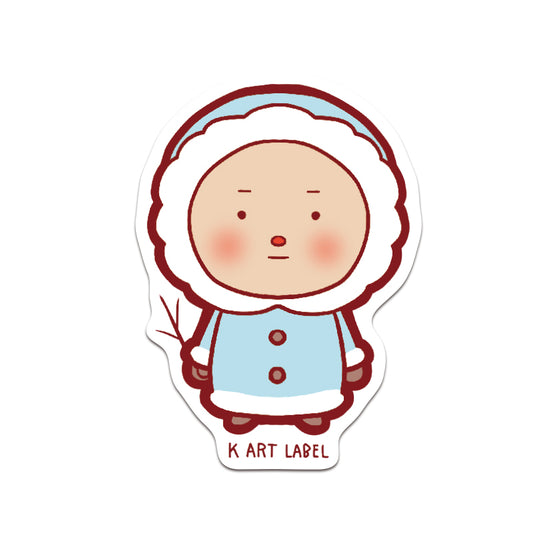 [K ART LABEL] K0022 KID IN A HOODIE | Christmas