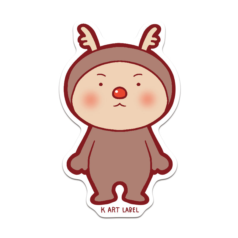 [K ART LABEL] K0023 Rudolph | Christmas