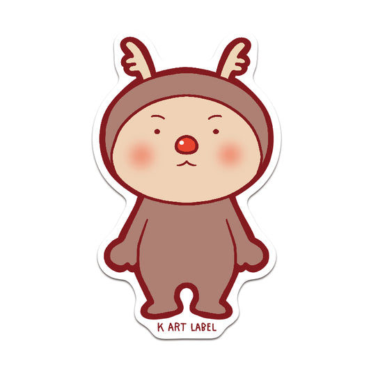 [K ART LABEL] K0023 Rudolph | Christmas