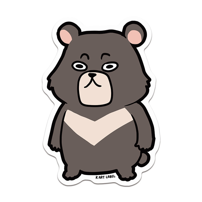 [K ART LABEL] K0079 Moon Bear