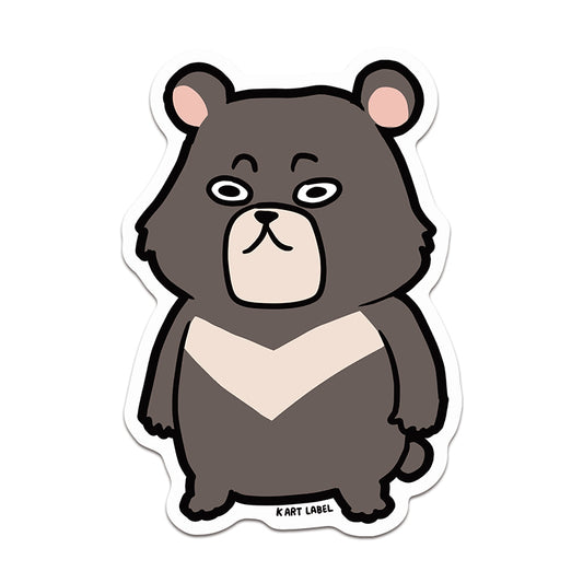 [K ART LABEL] K0079 Moon Bear